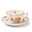 ヘレンド Herend AVBO ヴィクトリア アニバーサリー ティーカップ&ソーサー 00724 送料無料 ブランド 洋食器 高級 おしゃれ かわいい 豪華 ...