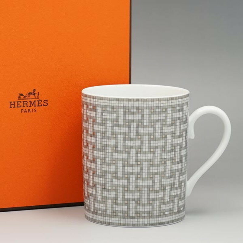 エルメス HERMES モザイク24 プラチナ マグ 35031P ブランド箱入り 送料無料 ブランド 洋食器 高級 おしゃれ かわいい 豪華 モダン 人気 お...