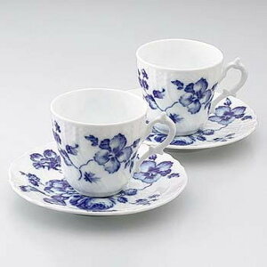 リチャードジノリ Richard_Ginori ローズブルー コーヒーカップ&ソーサー (L) ペア 【21%OFF SALE】