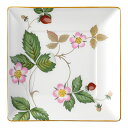 ウェッジウッド WEDGWOOD ワイルドストロベリー スクエア トレイ ブランド箱入り 送料無料 ブランド 洋食器 高級 おしゃれ かわいい 豪華 モダン 人...