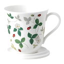 ウェッジウッド WEDGWOOD ワイルド・ストロベリー カジュアル 蓋付マグ 送料無料 ブランド 洋食器 高級 おしゃれ かわいい 豪華 モダン 人気 おすすめ 結婚 引き出物 ギフト