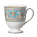 ウェッジウッド WEDGWOOD フロレンティーン ターコイズ フッティドマグ リー 300cc