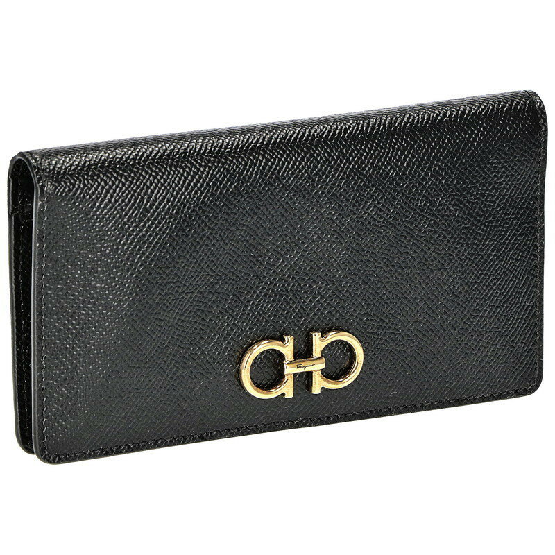 フェラガモ FERRAGAMO 22D779 PEBBLE/NERO 長財布