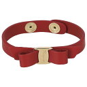 tFK FERRAGAMO 762500/ROSSO/ORO uXbg  uh  蕨 Mtg v[g a