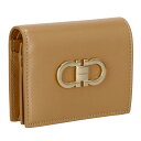 フェラガモ FERRAGAMO 220627 CALF/L.CAMEL 二つ折り財布 送料無料 ブランド 高級 贈り物 ギフト プレゼント 誕生日(4)