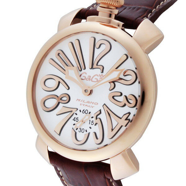 ガガ ミラノ 腕時計（メンズ） ガガミラノ GaGa_MILANO MANUALE48MM 5011.08S-BRW 送料無料 ブランド 高級 贈り物 ギフト プレゼント 誕生日