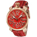 ガガ ミラノ 腕時計（メンズ） ガガミラノ GaGa_MILANO MANUALE48MM 5011.13S-REDブランド 高級 贈り物 ギフト プレゼント 誕生日