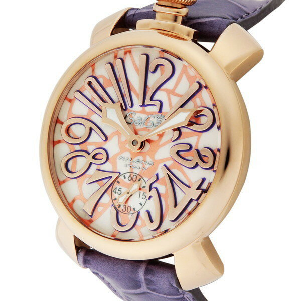 ガガ ミラノ 腕時計（メンズ） ガガミラノ GaGa_MILANO MANUALE48MM 5011MOSAICO01S-CHERY 送料無料 ブランド 高級 贈り物 ギフト プレゼント 誕生日