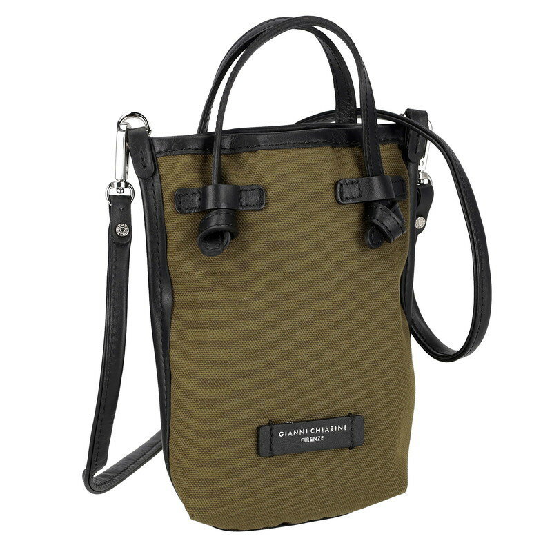 【楽天スーパーSALE期間限定価格】ジャンニ・キアリーニ G.CHIARINI BS 9406 CNV/MILITARE ショルダーバッグ