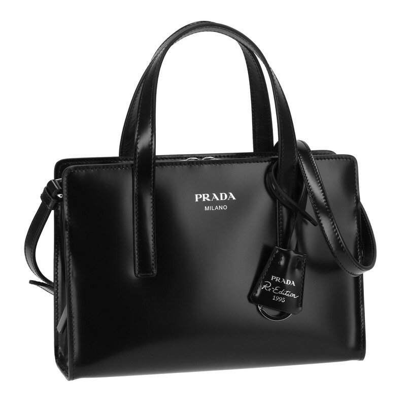 プラダ PRADA 1BA357 SPAZZOLATO OOO/NER ハンドバッグ 送料無料 ブランド 高級 贈り物 ギフト プレゼント 誕生日