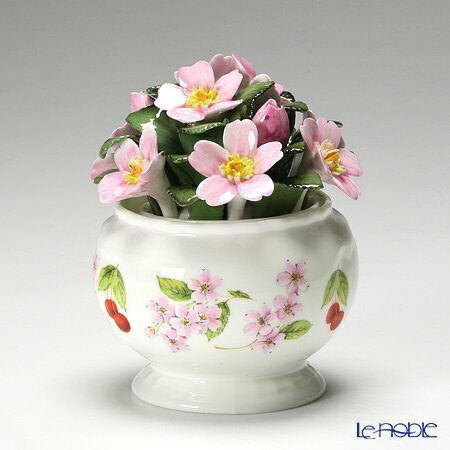 エインズレイ　陶花　チェリーブロッサム カスケードボウル　ミディアム