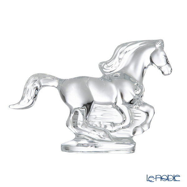【12/1クーポン・P10】 バカラ(Baccarat) オブジェ 2-817-097 午／うま 馬 クリア (干支 2026年／令和8年) バカラ Baccarat 2