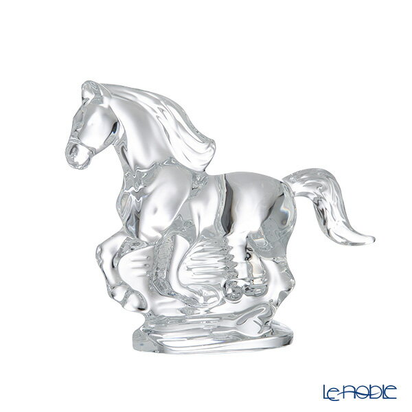 【12/1クーポン・P10】 バカラ(Baccarat) オブジェ 2-817-097 午／うま 馬 クリア (干支 2026年／令和8年) バカラ Baccarat 3
