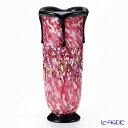 【P10倍・クーポン】 津軽びいどろ 黒重ね花器 弘前桜 花あかり F-71436 花瓶 フラワーベース おしゃれ ギフト