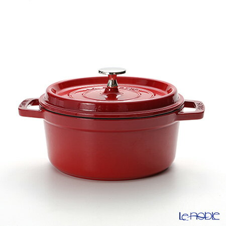 ストウブ staub ピコ・ココット ラウンド 18cm／1.7L チェリーレッド 鍋 新生活 結婚祝い お鍋 キッチン 用品 雑貨 調理