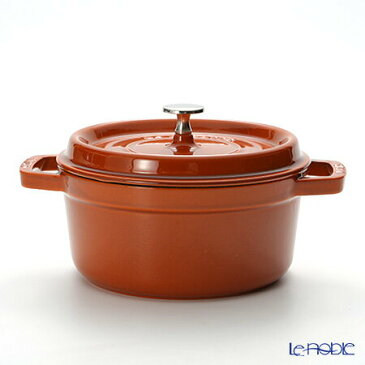 【ポイント10倍】ストウブ(staub) ピコ・ココット ラウンド 22cm/2.6L シナモン 鍋 新生活 結婚祝い お鍋 キッチン 用品 雑貨 調理