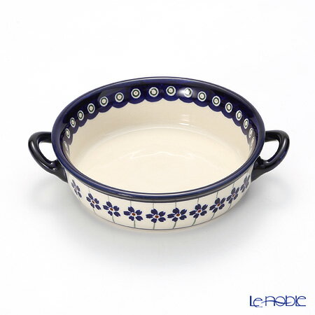 ポーリッシュポタリー(ポーランド陶器) ボレスワヴィエツ グラタン皿 1454／166A ポーランド食器 北欧 深皿 カレー パスタ プレート お皿 ブランド 結婚祝い 内祝い 出産内祝い 出産祝い 結婚内祝い