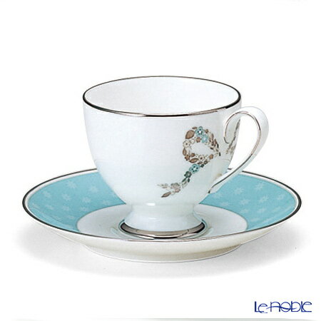 【ポイント10倍】ナルミ フェリシータ！ コーヒー碗皿(1客)50626-20857P ブルー コーヒ—カップ プレゼント おしゃれ かわいい 食器 ブランド 結婚祝い 内祝い 出産内祝い 出産祝い 結婚内祝いのサムネイル