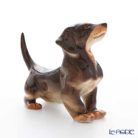 【ポイント10倍】ロシア食器 インペリアル・ポーセリン フィギュリン ダックスフンド 11.4cm 置物 オブジェ 人形 インテリアのサムネイル