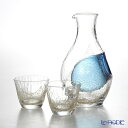 【P10倍・クーポン】東洋佐々木ガラス 冷酒セット(金箔) G640-M60 カラフェ 300ml&杯 80ml×2 /// 東洋佐々木ガラス 徳利 おちょこ ...