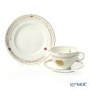 【先着クーポン】 ロシア食器 インペリアル・ポーセリン ゴールデンメダリオン 3ピースセット インペリアルポーセリン Imperial Porcelain 食器...