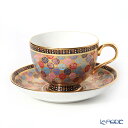 【P10倍・クーポン】ブランベンジャロン工房 ティーカップ&ソーサー ピクンフラワー /// タイ ベンジャロン焼き カップアンドソーサー かわいい おしゃれ ...