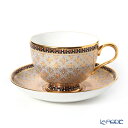 【P10倍・クーポン】ブランベンジャロン工房 ティーカップ&ソーサー クラチャン グレイ /// タイ ベンジャロン焼き カップアンドソーサー おしゃれ ブラン...