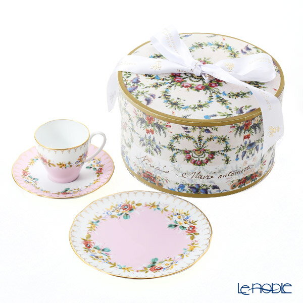 【P10倍・クーポン】ニナス オリジナル マリーアントワネット 1775 トリオセット B (ホワイトふちプレート) マリー アントワネット 食器セット お祝い 結婚祝い 出産内祝い 出産祝い 結婚内祝い プレゼント ブランドのサムネイル