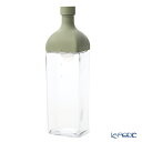 【P10倍・クーポン】ハリオ カークボトル 1200ml スモーキーグリーン KAB-120-SG フィルターインボトル HARIO キッチン 用品 雑貨 調理
