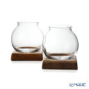 GLASSBACCA(グラスバッカ) 酒器 天頂(てんちょう) by Philippe Jamesse フィリップ・ジャムス ガラス製 木製台座付 200ml ...