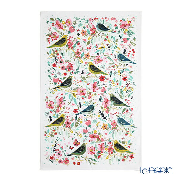 【P10倍・クーポン】アルスターウィーバーズ ドーン コーラス (バード＆フラワー) ティータオル コットン ULSTER WEAVERS キッチン 用品 雑貨 調理