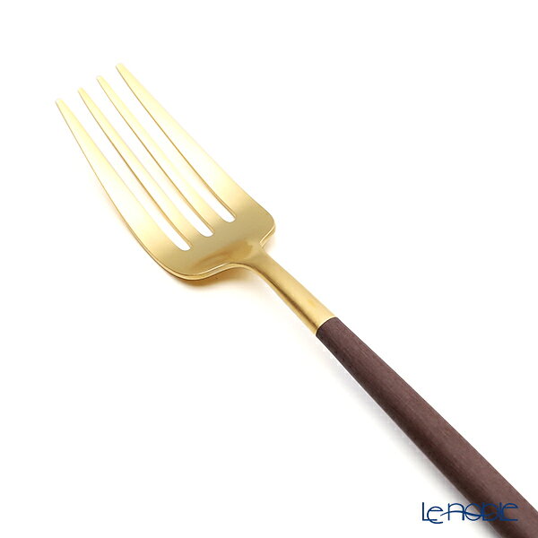 正規販売代理店 【P10倍・クーポン】クチポール ゴア GOA ブラウン／ゴールド テーブルフォーク 21.5cm マット仕上げ /// Cutipol おしゃれ 高級 ブランド ディナーフォーク ステンレス カトラリー インスタ映え 食器 大人 // ギフト プレゼント 贈り物 プチギフト 結婚祝い le-noble-10116146 ブランド洋食器の店ル・ノーブル サンプル画像3