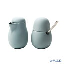 VIVA Scandinavia ビバ スカンジナビア NINA ニーナ シュガー130ml & クリーマー200ml スプーン付 セット ペールブルー V79...