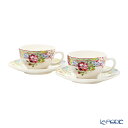 【P10倍・クーポン】ジアン(Gien)ミルフルール ティーカップ&ソーサー ペア 16432PTH01 プレゼント おしゃれ かわいい 食器 ブランド 結婚祝...