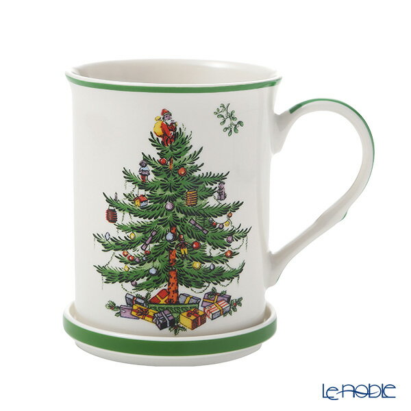 【先着クーポンあり】スポード クリスマスツリー マグカップ コースター／蓋付【あす楽】 プレゼント おしゃれ かわいい 食器 ブランド 結婚祝い 内祝い 出産内祝い 出産祝い 結婚内祝いのサムネイル