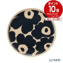 マリメッコ マリメッコ(marimekko) Unikko ウニッコ プレート 20cm テラ×ダークブルー 072256-850／23SS 北欧 食器 皿 お皿 ブランド 結婚祝い 内祝い 出産内祝い 出産祝い 結婚内祝い