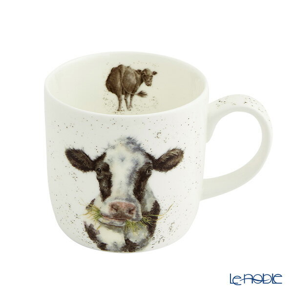 ロイヤルウースター 【ポイント10倍】ロイヤル・ウースター レンデル マグカップ 310ml Mooo ウシ プレゼント おしゃれ かわいい 食器 ブランド 結婚祝い 内祝い 出産内祝い 出産祝い 結婚内祝い