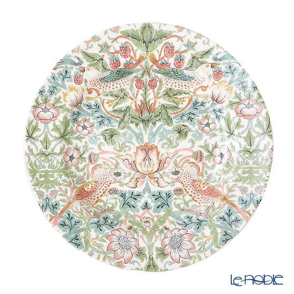 【P10倍・クーポン】スポード ウィリアムモリス パステル いちご泥棒 プレート 23cm スポード SPODE イギリス 食器 プレート 皿