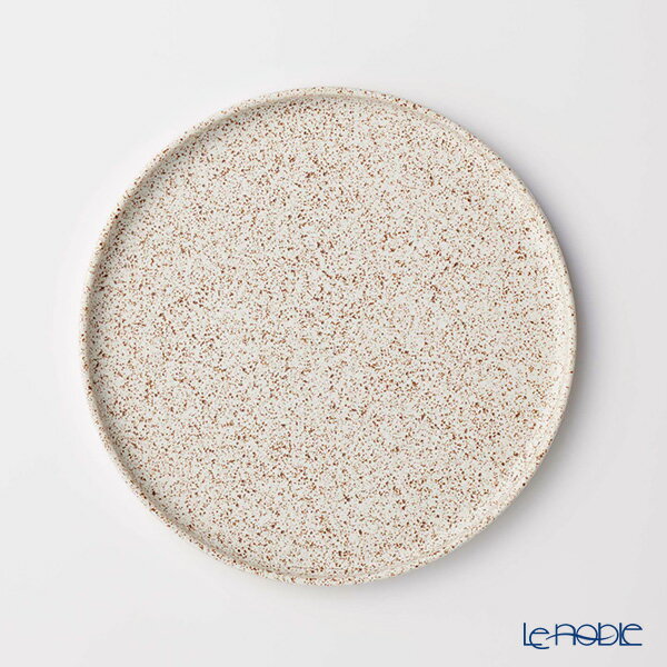 【P10倍・クーポン】きほんのうつわ 切立プレート(高台付き) 錆点 21cm 滝呂焼 ※原料の一部にリサイクル土を利用 プレート 皿