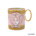 【P10倍・クーポン】ローゼンタール ヴェルサーチェ/ヴェルサーチ VERSACE メドゥーサ アンプリファイド マグカップ ピンク 300ml /// ベルサ...