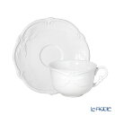 ジアン(Gien) ロカイユ・ブラン ティーカップ&ソーサー 180ml プレゼント おしゃれ かわいい 食器 ブランド 結婚祝い 内祝い 出産内祝い 出産祝い...