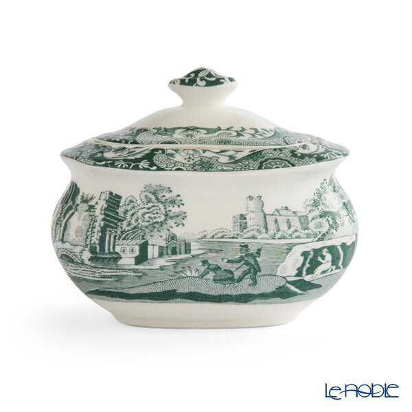 【P10倍・クーポン】スポード グリーンイタリアン シュガーボックス 250ml SPODE イギリス 食器 ブランド 結婚祝い 内祝い 出産内祝い 出産祝い ...