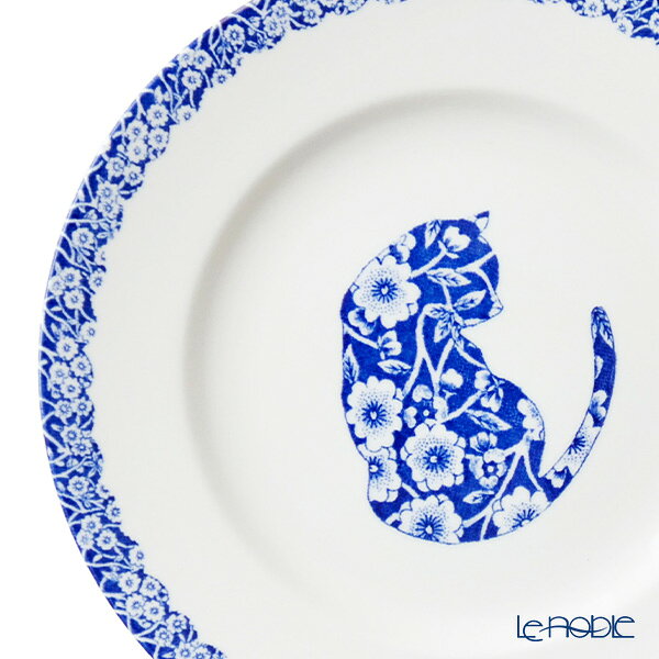 【P10倍・クーポン】バーレイ キャリコキャット ブルー プレート 17.5cm イギリス食器 陶器 プレート お皿 ディッシュ 小皿 le-noble-10122234 ブランド洋食器の店ル・ノーブル サンプル画像2