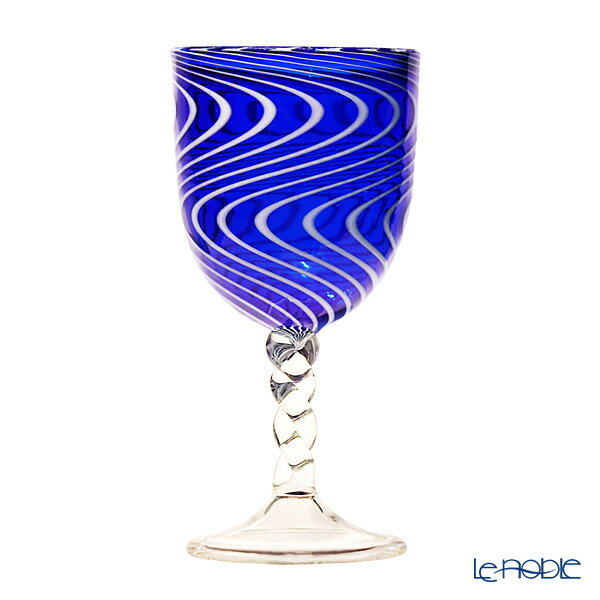 【P10倍・クーポン】ワオ・ラ・ターブル (Waww la table) タニット ワイングラス ブルー ワオラターブル フランス食器 赤白兼用ワイングラス