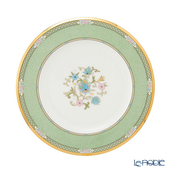 【P10倍・クーポン】ノリタケ ヨシノ 22cm プレート グリーン 9983-5J／T59511 食器 Noritake プレート お皿 ディッシュ
