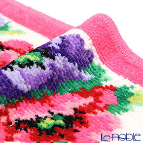 フェイラー ハンドタオル ポピー ホワイト ピンク 30×30cm プチギフト ハンカチ