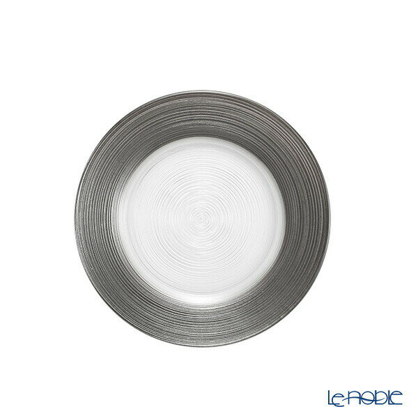 【P10倍・クーポン】Vetro Felice ヴェトロ フェリーチェ サークル プレート 15cm グレー /// 小皿 丸皿 取り皿 ガラス 透明 おしゃれ 15センチ 食器 イタリアンデザイン // ギフト プレゼント 贈り物 記念日 プチギフト 結婚祝い 内祝い 誕生日 還暦祝い