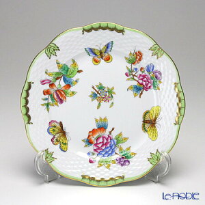 ヘレンド(HEREND) ヴィクトリア・ブーケ 00517-0-00 プレート 19cm /// ヴィクトリアブーケ ビクトリアブーケ VBO お皿 ケーキ皿 デザート皿 おしゃれ 花柄 蝶柄 食器 高級 ハンガリー ブランド // ギフト プレゼント 贈り物 結婚祝い お祝い 内祝い