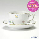 【先着クーポン】 ヘレンド(HEREND) ミルフルール MF 00730-0-00 ティーカップ&ソーサー(兼用) 200ml /// カップアンドソーサー ...