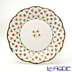 ヘレンド(HEREND) ストロベリーコンポジション FLT 00517-0-00 プレート 19cm 皿 お皿 食器 ブランド 結婚祝い 内祝い 出産内祝い 出産祝い 結婚内祝い
